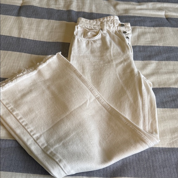 We The Free White Flare & Wide Leg Jeans - Picture 4 of 8